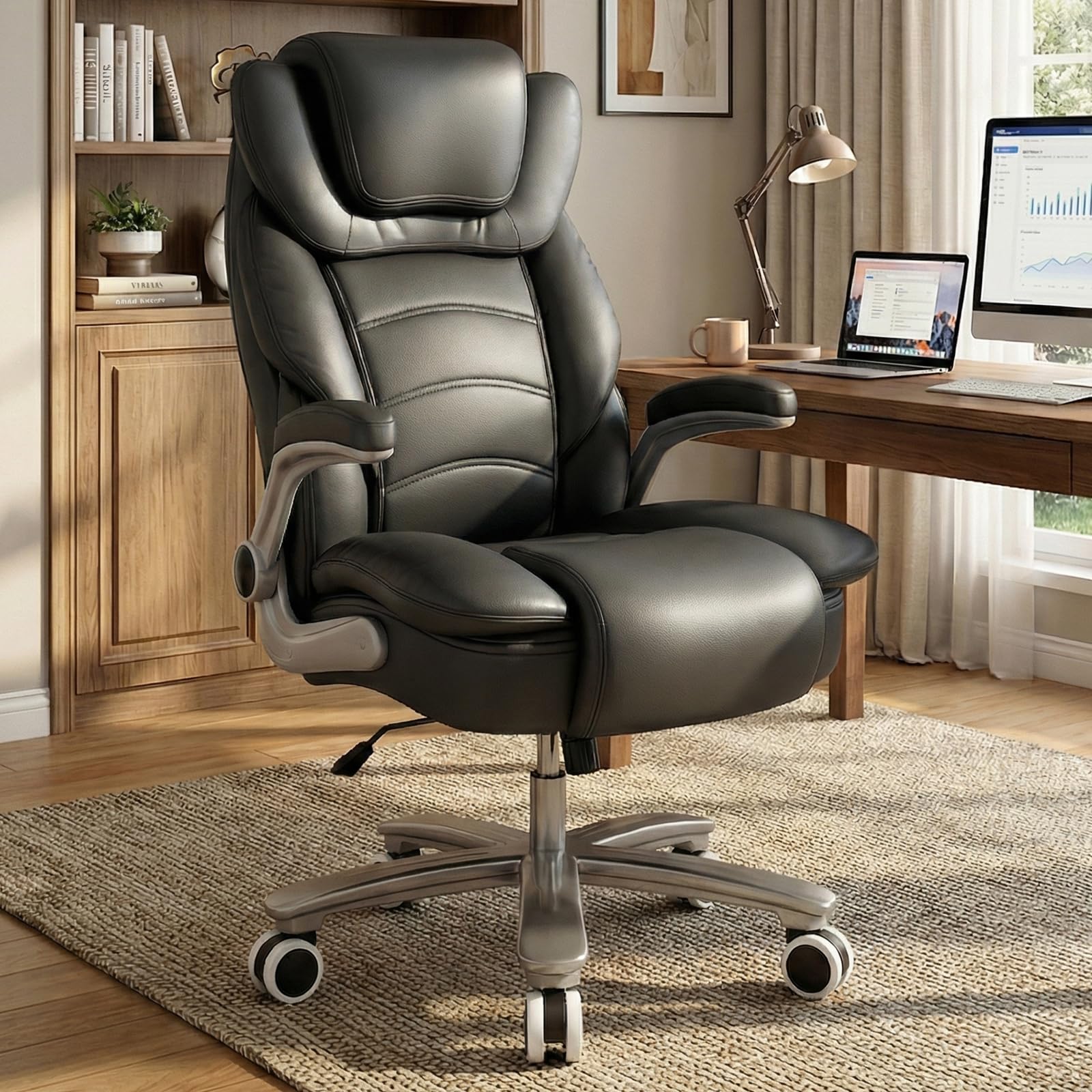RayGoo オフィスチェア Amazon.com: GYI Big and Tall Office Chair 400lb Wide Seat